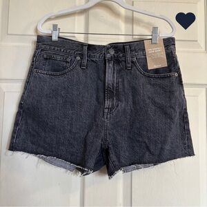 Madewell The Perfect jean short Cotton cutoff frayed denim
